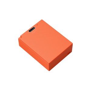 Smallrig NP-W126S USB-C 충전식 카메라 배터리 7.4V 1050mAh 후지필름 X-H1 X-Pro2 X-Pro1 X-T3 X-T2 X-T1 X-T20용, Orange