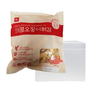 사옹원 매콤오징어튀김(1K) X6 수산물 제주수산물, 1kg, 6개