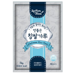 새롬식품 맛좋은 찹쌀가루, 1kg, 2개