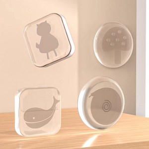 알로롱리빙 투명캐릭터 문콕 방지 스티커 6종 세트, 6개