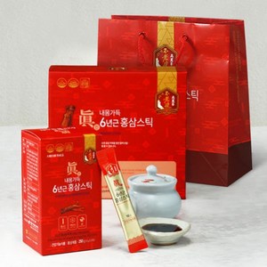 식약처인증 내몸가득 진 6년근 홍삼스틱 50포 명절 선물 명연력 증진 피로 개선 남녀노소 온가족 직장인 환자 교수님 설 명절 추석 구정 새해 프리미엄 선물