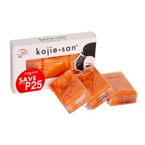 Kojie san skin lightening soap 3 bas [65g*3] 코지산 비누 스킨 라이트닝, 65g, 3개