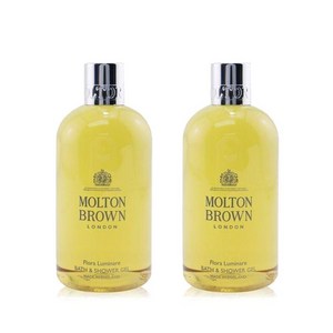 Molton Brown 플로라 루미네어 배스 샤워 젤 300ml x2팩, 2개