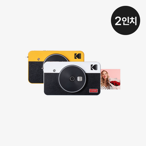 코닥 미니샷 2 레트로 폴라로이드 카메라 + 카트리지 8매, W(화이트), C210R