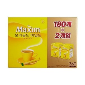 맥심 모카골드 마일드 커피 믹스, 8개, 180개입, 12g