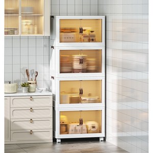 딜러버 이동식수납장 접이식수납장 폴딩수납장 수납장, 60.5cm 4단