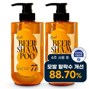 닥터라파알 77만PPM 독일산 맥주효모 탈모샴푸, 2개, 500ml