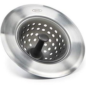 OXO 굿 그립 실리콘 싱크 스트레이너 블랙, Sink Strainer, Sink Strainer