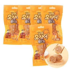 [상온보관] 바로먹는 꼬마 오징어 순대 (오리지널), 50g, 5개