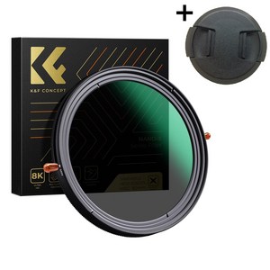 K&F Concept 49mm NANO-X 가변 ND2-32+CPL 2-in-1 (캡포함) ND2-ND32+CPL Fade Filte + Cap, 1개