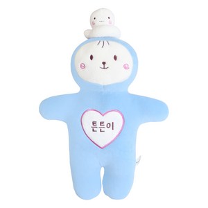 자연생각 아기 뱀띠 태명 애착인형, 뱀 L(블루), 대형타입2-데이지, 선물포장 패키지, 1개