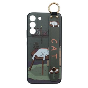 신서엔코 갤럭시 케이스 Galaxy Phone Case SCS-1533 일러스트 핸드 스트랩