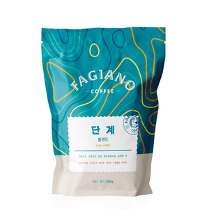 파지아노 단계 블랜딩 원두 400g, 홀빈, 1개