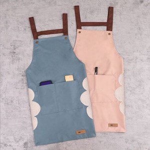 미리안 포켓 방수 앞치마 (허리손닦이부착형) 2개입, 블루+핑크, 1개