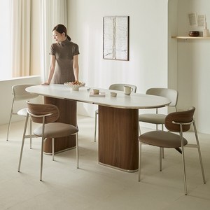 아도니스 포세린 세라믹 2000 8인 식탁 테이블, 월넛