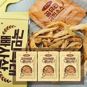 공유관 국민먹태 빠사삭 50g(먹태 20g 소스 30g) 3봉지, 3개