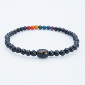 옻앤옻 무지개 4mm 염주팔찌 옻칠 12지 띠 삼재 팔찌