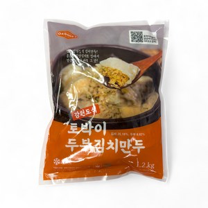 토박이마을 두부김치 만두, 3개, 1.2kg