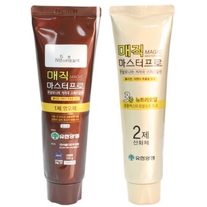 유한양행 매직 마스터프로(7분 스피드칼라) 1제150g+2제150g, 6호 어두운갈색, 1개