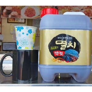 멸치액젓 원액 5키로 조미료0 100% 국내산 우리식품, 1개, 5kg