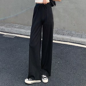 쇼피지니 여성 찰랑 플리츠 밴딩 쿨 팬츠
