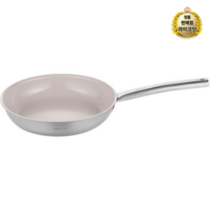 에델코첸 이지프리즘 스텐 세라믹 코팅 IH인덕션 후라이팬 얼그레이, 24cm, 1개