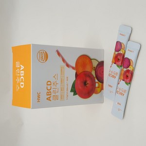 HWC ABCD 클린주스 비트 당근 사과 비타민D, 3.5g, 1개