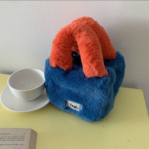 랑랑랜드 페이크퍼 보들보들 털 크로스 백 7컬러 (스트랩 포함)