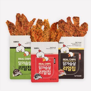 잇밸런스 리얼 닭가슴살칩 30g 3종 9팩 (오리지널3+허브갈릭3+블랙페퍼3), 9개