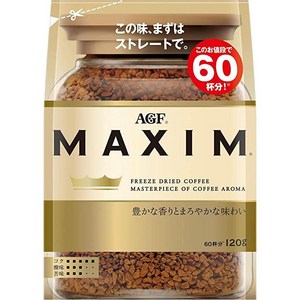 AGF 맥심 인스턴트 커피 백 120g 3팩, 3개, 1개입