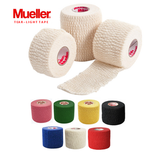 뮬러 티어라이트 엘라스틱 스포츠 테이프 볼링 중약지 리프팅 압박붕대, 3개, 화이트