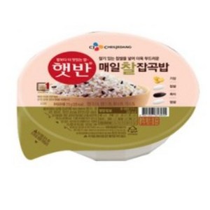 햇반 매일 찰잡곡밥, 210g, 33개