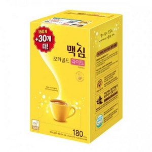 맥심 모카골드 라이트 (150T+30T) 1개+워터보틀, 11.8g, 1개, 180개입