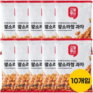 오늘좋은 왕소라형 과자 기획 140g, 10개