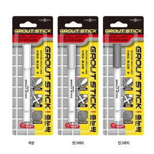 동아교재]줄눈싹 (GROUT STICK) 타일마카, 연그레이