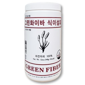 그린화이바 식이섬유 차전자피100% 340g, 1개