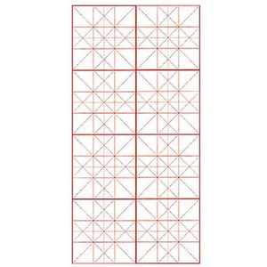 송정필방 구궁지-4절지(100장)35cmx69cm 고급연습지 체본