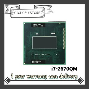 amd 인텔 cpu 인텔 코어 i7-2760QM i7 SR02W 2.6GHz 중고 쿼드 8 스레드 노트북 CPU 프로세서 45W 소켓 G2, 한개옵션0