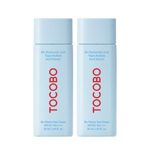 [토코보 본사] 토코보 바이오 워터리 선크림 SPF50+ PA++++, 50ml, 2개