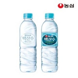 백산수 무라벨, 500ml, 60개