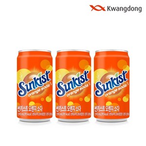 썬키스트 오렌지 소다 탄산음료, 190ml, 30개