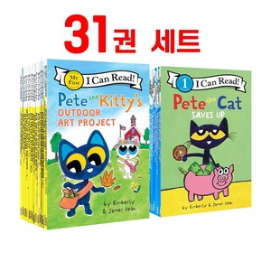 [경컴퍼니] 국내 아이캔리드 피트더캣 28권 세트 I can read pete the cat 영어원서 음원제공