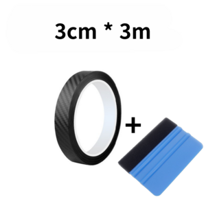 와글하우스 자동차 몰딩 나노 카본 시트 필름 블랙 무광, 1개, 블랙 3D무광