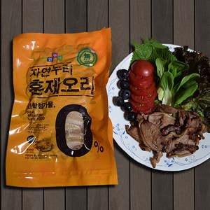 자연누리 천연 허브 훈제오리 800g 무항생제 무화학첨가 오리고기훈제, 1개