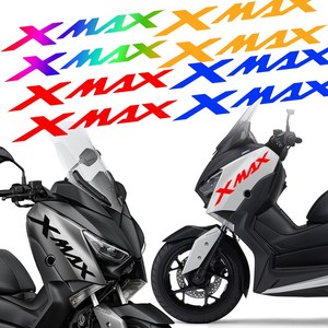 발통마켓 YAMAHA XMAX300 반사 스티커 카울 대형 로고 커버, XMAX1줄(레드), 1개