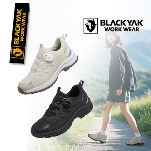 착화감이 우수한 블랙야크 경량화 BOA다이얼 블랙 트레킹화 운동화