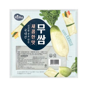 맑은물에 새콤한맛 무쌈 2.7kg, 1개