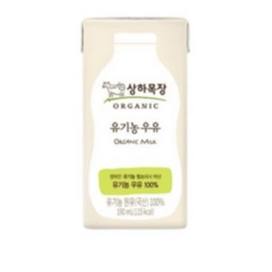 상하목장 유기농 우유, 200ml, 12개