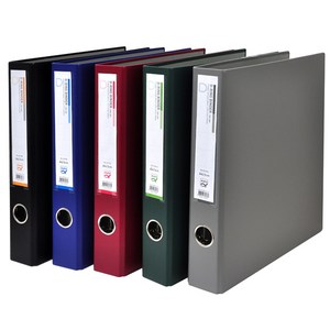 알파 합지 D링 바인더 KD-301 A4 3공 3cm 200매, 흑색, 1개입