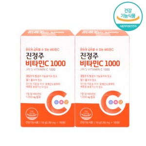 진정주 건강관리 활력 비타민C 1000 2통 (100정x2), 100정, 2개